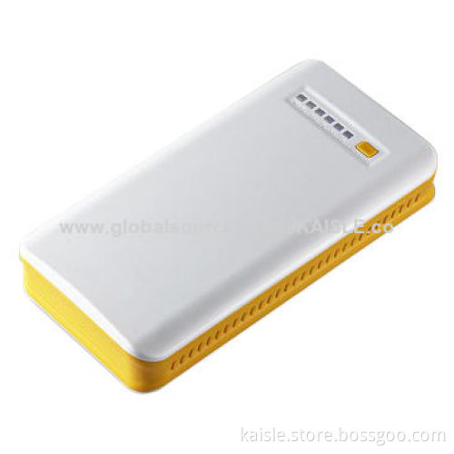 Mobile Power Bank 3G Router, 7,800mAh, 4 Levels Power Indicator, Wi-Fi Indicator